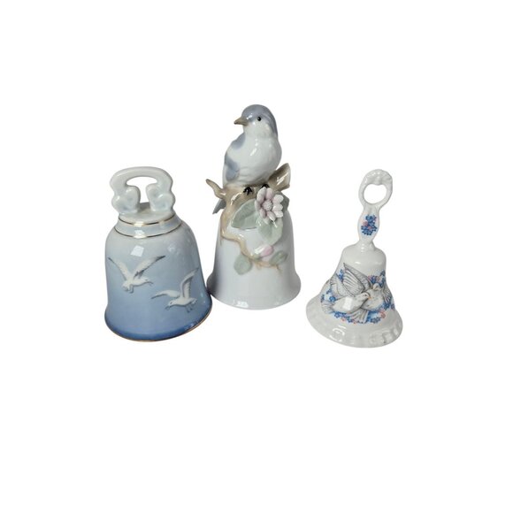 Vintage Ceramic Bell Collection Porcelain Bone China and 3 Collectible Sources - Picture 3 of 10